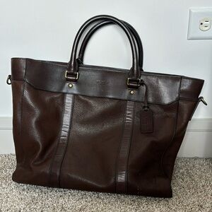 Coach Men’s June 2012 Crossbody Leather Tote